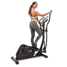 woman training on cybex arc trainer